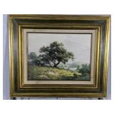 (1) Framed Landscape Artwork ï¿½Big Treeï¿½