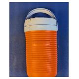 (1) Rubbermaid Orange Water Jug