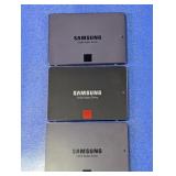 (3) Samsung SSDs