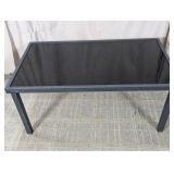 (1) Rectangular Black Coffee Table