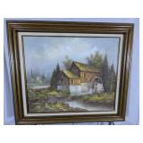 (1) Framed Landscape Artwork