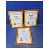 Wood Document & Certificate Picture Frames