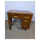 (1) Singer Sewing Machine Cabinet Desk