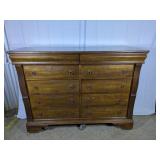 (1) Wooden 10-Drawer Dresser