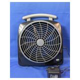 (1) Portable Box Fan with Power Adapter
