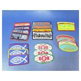 Assorted Christian Embroidered Patches