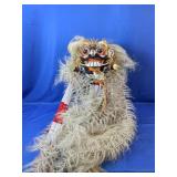 (1) Decorative Mask With Long Fiber Costume