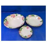 Franciscan Floral Earthenware Bowls