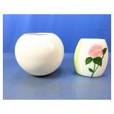 (2) Ceramic Planter Pots Assorted