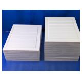(2) Plastic Storage Cabinet Boxes