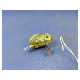 Rare Hand Carved wooden Jensen Frog Lure