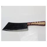 (1) Handcrafted Cleaver Style Knife