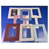 Assorted 8x10 Beveled Picture Mats Set