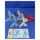 (6) Decorative Butterfly Ornaments
