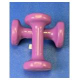 (2) Small Metal Dumbbells