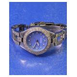 Fossil Blue Quartz Rhinestone Analog Watch