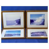 (4) Framed Landscape Photographs
