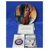 (4) W.S. George Passion of Scarlett Plates