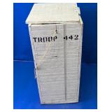 Wooden Storage Crate w/ Hinged Lid