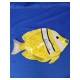 (1) Ceramic Fish Wall Decor