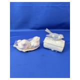 (2) Assorted Bird Decor Pieces