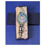 (1) Glass & Stainless Wine Bottle Stopper