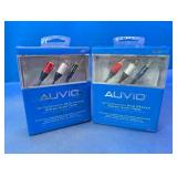 (2)Auvio 1/8" (3.5mm) to RCA Stereo Audio Cable