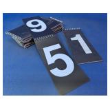 Spiral Bound Flip Scoreboard Numbers Lot
