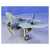 (1) Metal Vintage Style Airplane Model
