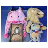 (4) Assorted Plush Stuffed Animals