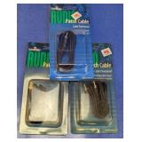 (3) Leviton Audio Patch RCA Cables