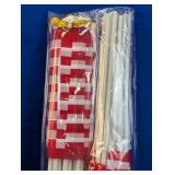 (2) Red & White Checkered Flag Kits
