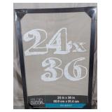 Studio Decor Belmont Black Picture Frame, 24" x