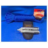 (2)Gerber Multi-Plier 600 & Poly Rope Lot