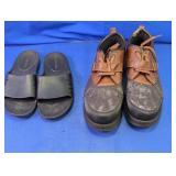 (2) SPAS Sandals & Clancy II Shoes