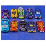 (10) Assorted Die-Cast Race & Fantasy Cars