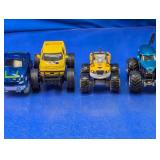 (4) Assorted Toy Monster Trucks