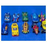 (10)Assorted Die-Cast Fantasy & Race Toy Car Lot