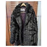Vintage Monterey Fashions Faux Fur Coat