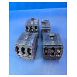 (4)Square D Circuit Breaker Lot
