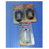 (3)RadioShack BNC Cables and U-Bolts Lot