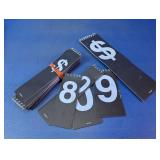 Spiral Flip Scoreboard Number & Sign Lot