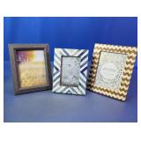 Set of 3 Assorted Decorative Photo Frames