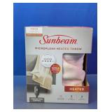 Sunbeam Microplush Heated Throw