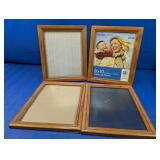 Mainstays Solid Oak Picture Frame Set
