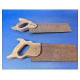 (2)Vintage Southwestern Back Saw Hand Tool Lot
