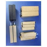Assorted Wooden Furniture Feet & Levelers Lot