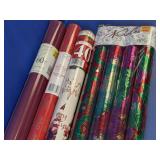 (7) Holiday Gift Wrap Rolls - Nicholas & More