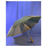 (1) Green Duck Handle Umbrella