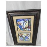 (1) Framed Abstract Art Prints